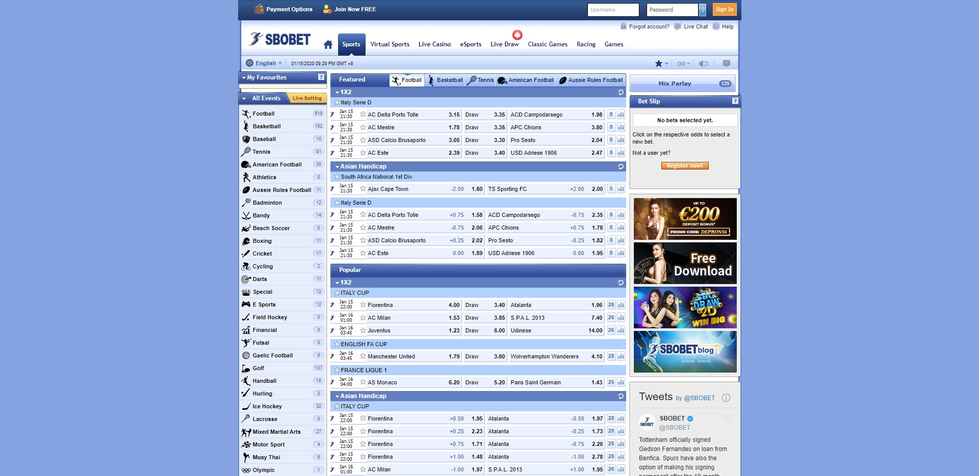 sbobet